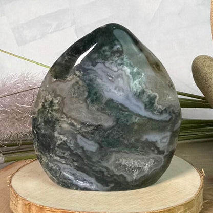 Moss Agate Flame