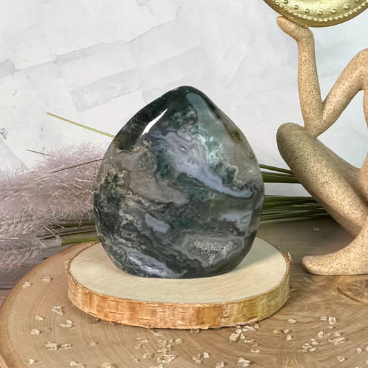 Moss Agate Flame
