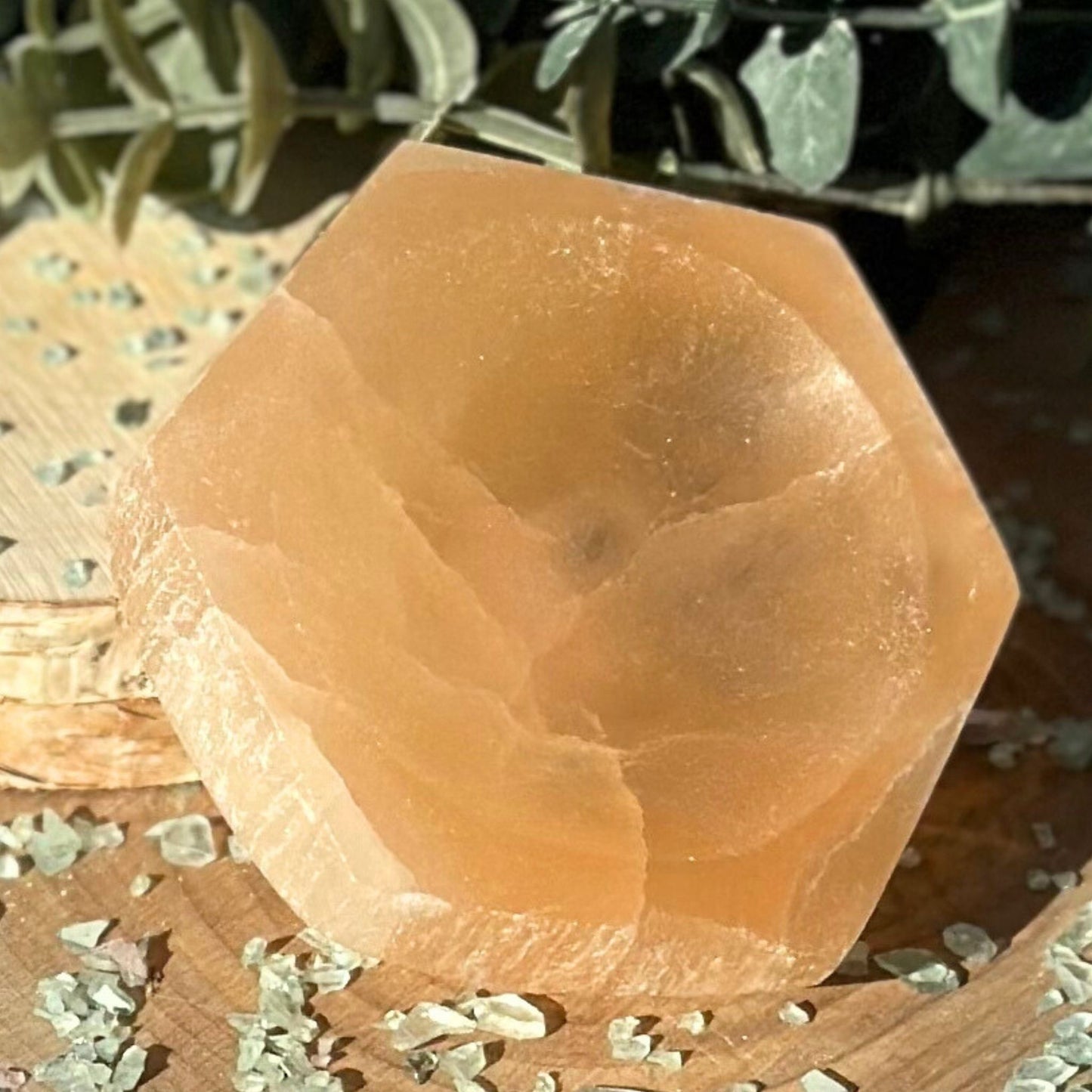 Selenite Bowls from Morocco - Various Shapes