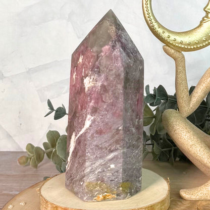 Unicorn Stone Tower - 5.31" Polished Crystal Point from Madagascar