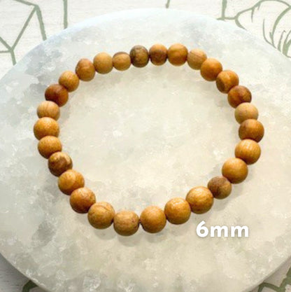 One (1) Sustainably Harvested Peruvian Palo Santo Bracelet