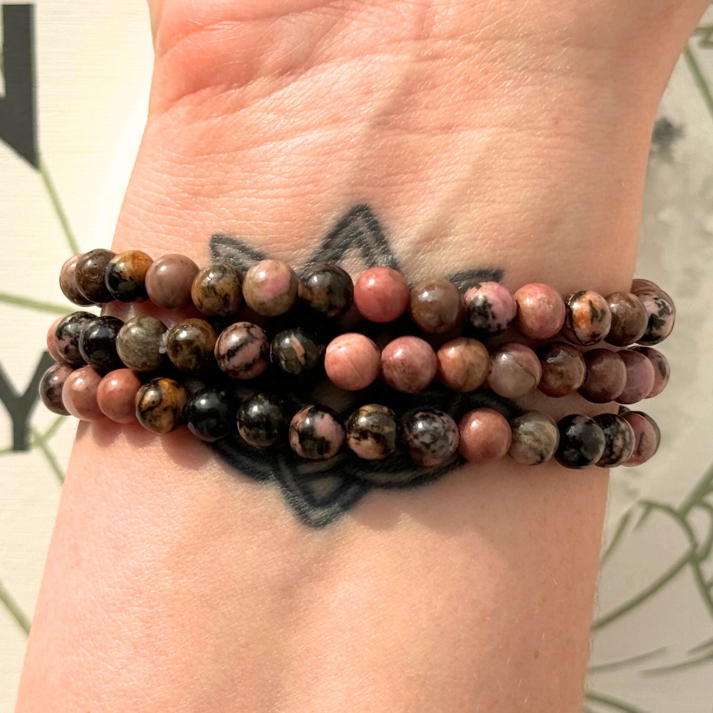 ONE Rhodonite Bracelet (6mm)