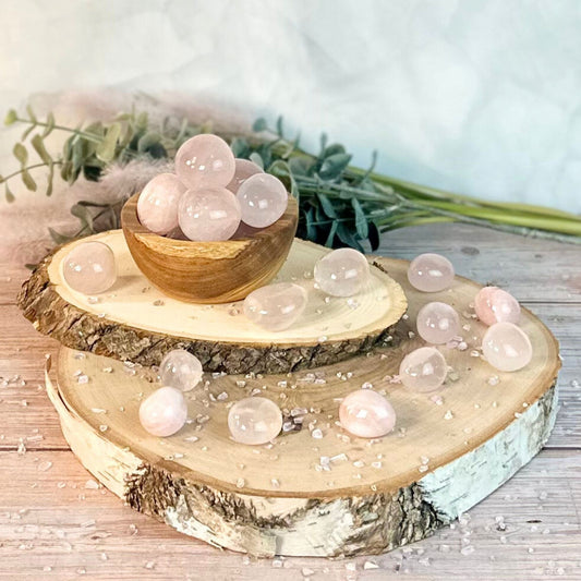 Rose Quartz Tumbles