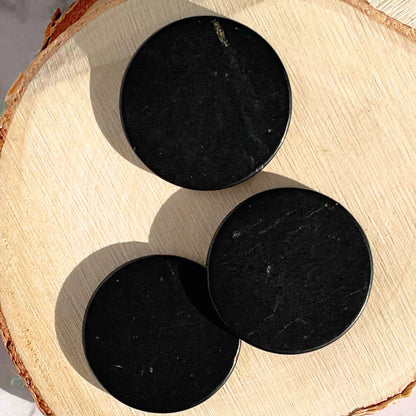 Shungite EMF protection tile size comparison