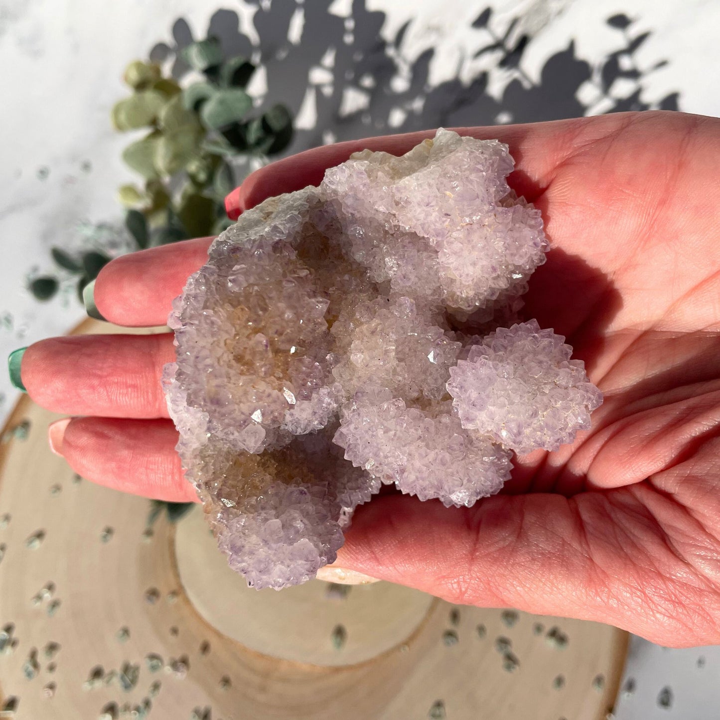 Light Lavender Spirit Quartz Cluster