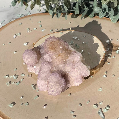 Light Lavender Spirit Quartz Cluster