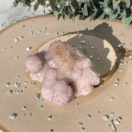 Light Lavender Spirit Quartz Cluster