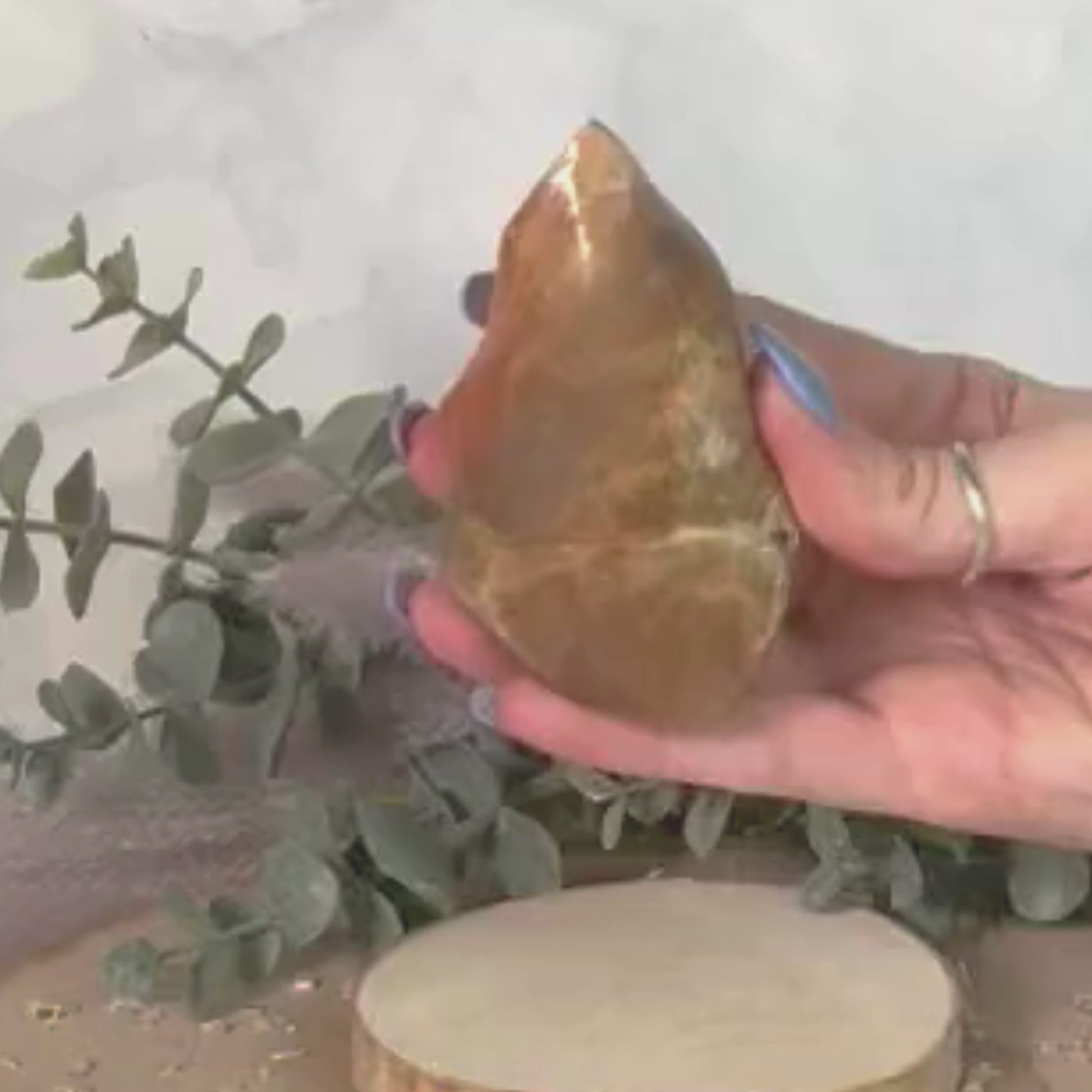 peach moonstone flame