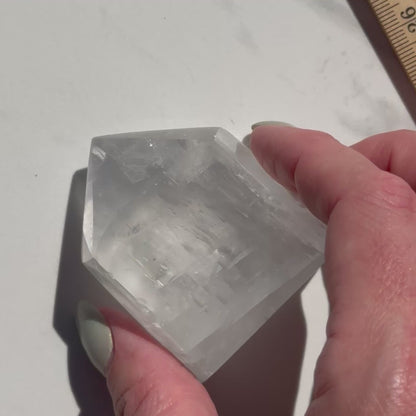 Beautiful Optical Calcite "Iceland Spar" Tower | Option B