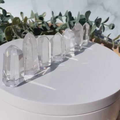clear quartz points