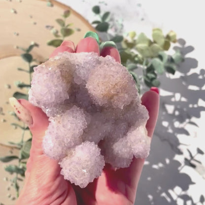 Light Lavender Spirit Quartz Cluster