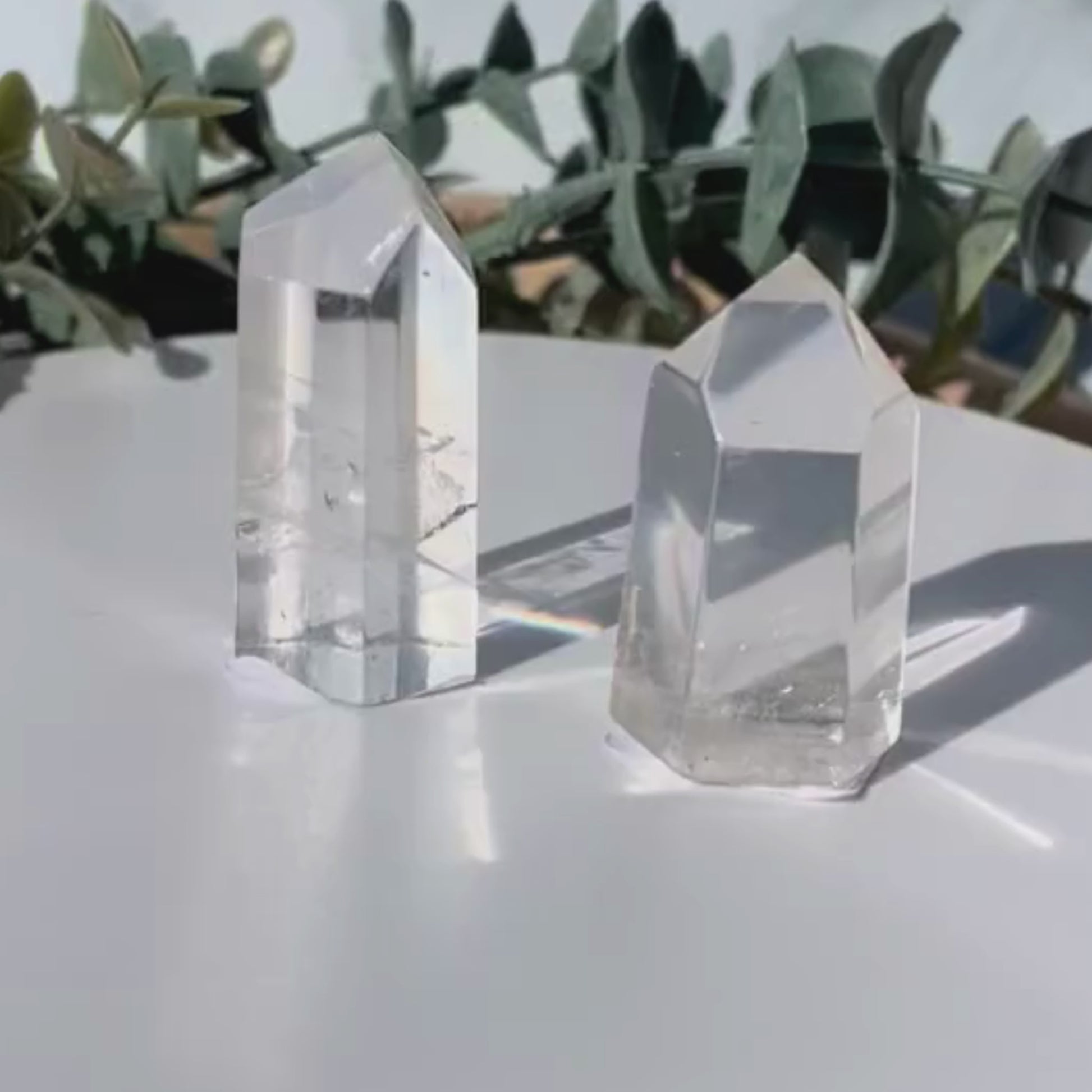 clear quartz point