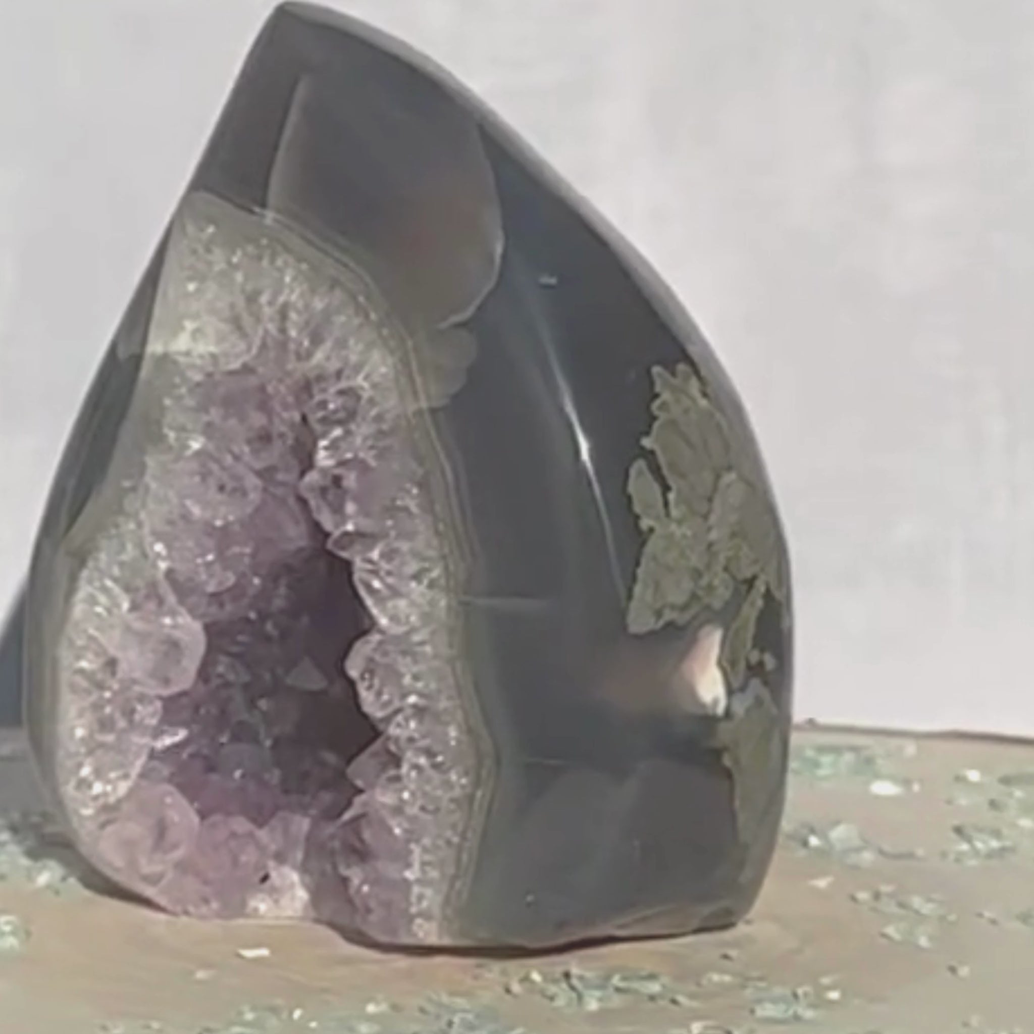 4.19-Inch HIGH QUALITY Carved Amethyst Flame from Uruguay