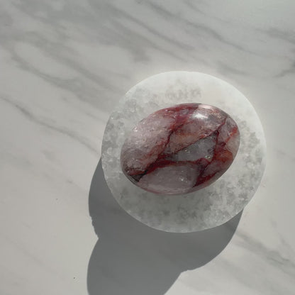 Fire Quartz Palm Stone C