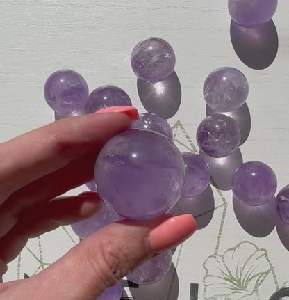 One (1) Amethyst Sphere from Brazil
