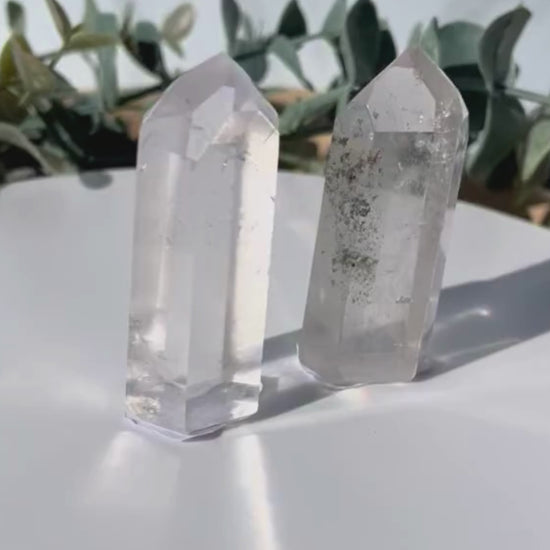 clear quartz points